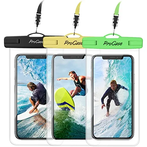 (3 Pack) Universal Waterproof Phone Dry Bag | ProCase