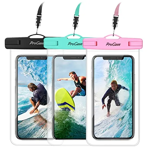 (3 Pack) Universal Waterproof Phone Dry Bag | ProCase