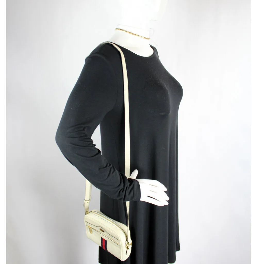517350 Ophidia Mini Leather Bag