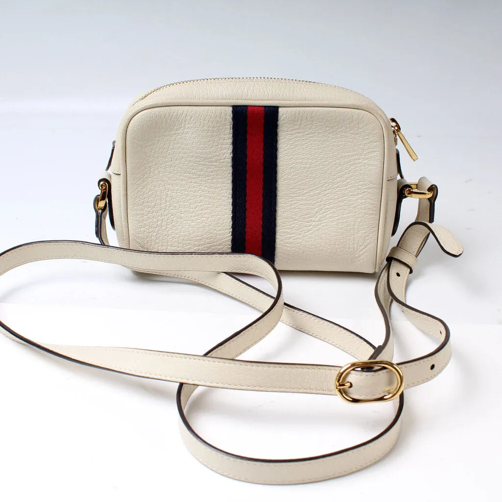 517350 Ophidia Mini Leather Bag