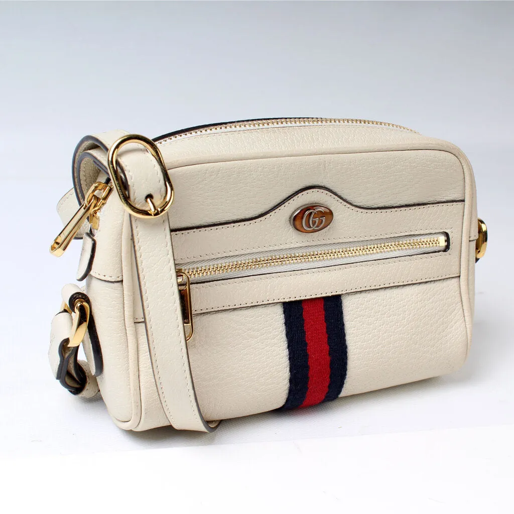 517350 Ophidia Mini Leather Bag