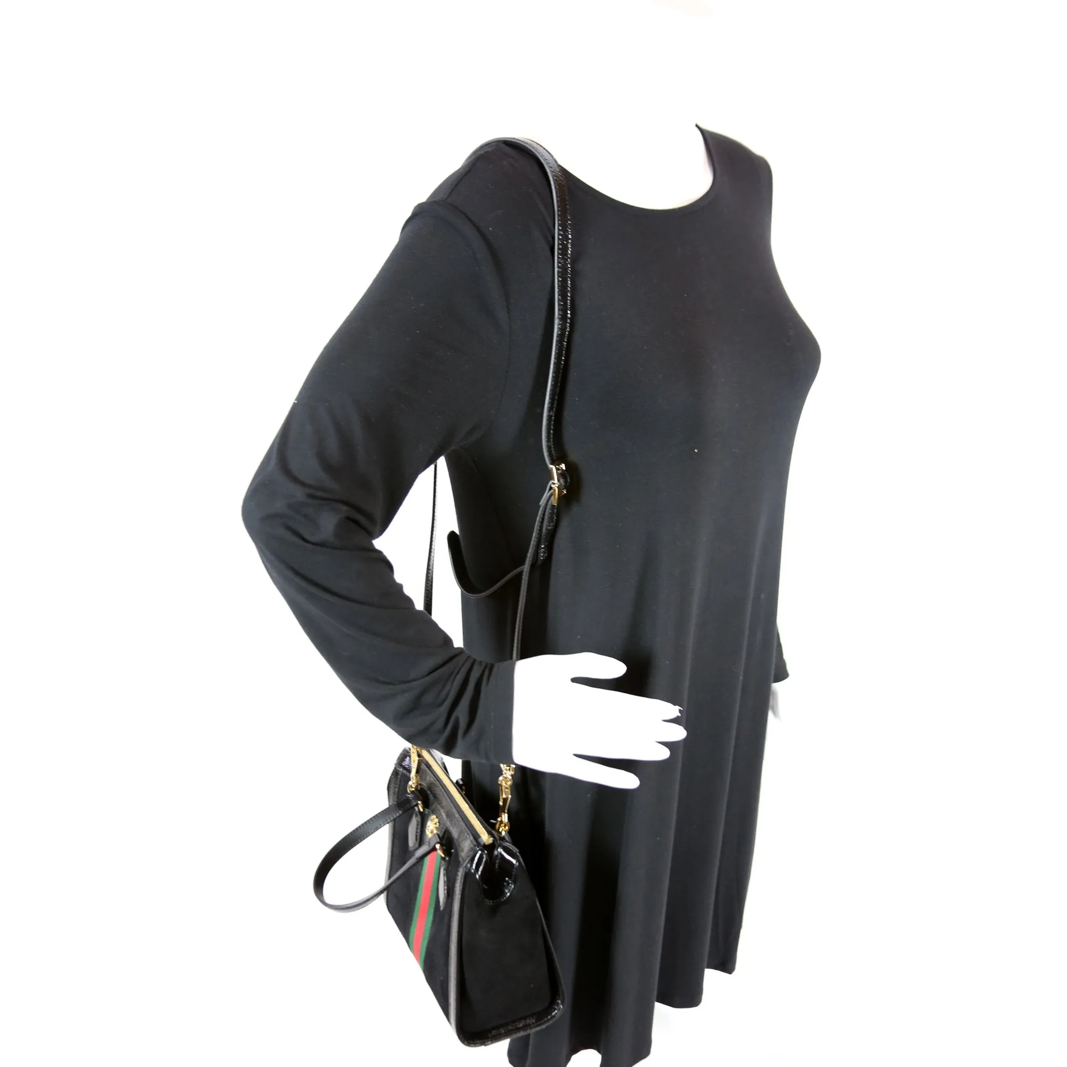 547551 Ophidia Smalla Tote Suede