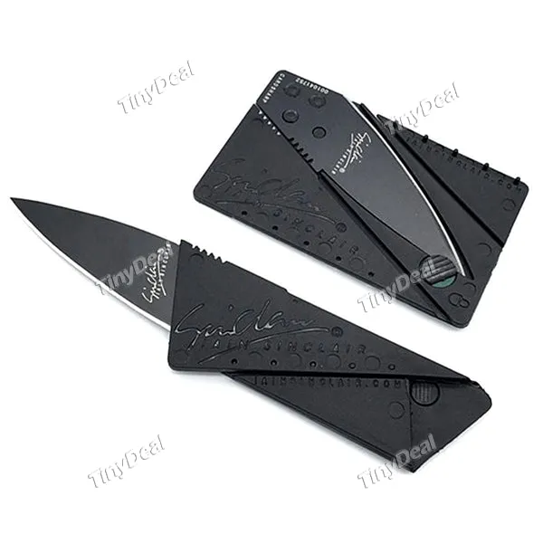 6pcs Multi-functional Ultralight Creative Folding Portable Credit Card Knives for Outdoor Tools