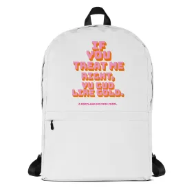 A PORTLAND MI COME FROM -Backpack - Jamaican slang on a backpack Jamaica personalized backpack Jamaica book bag Jamaican bag