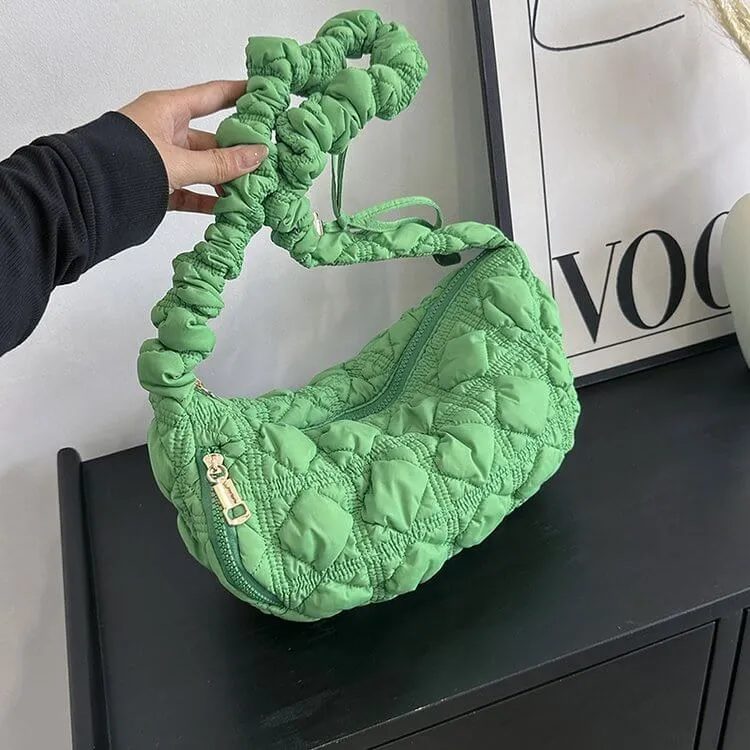 Adjustable Shoulder Strap Puffer Bag-Showtown