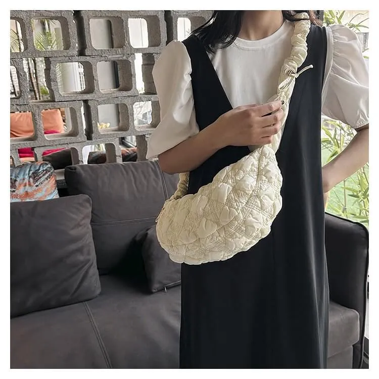 Adjustable Shoulder Strap Puffer Bag-Showtown