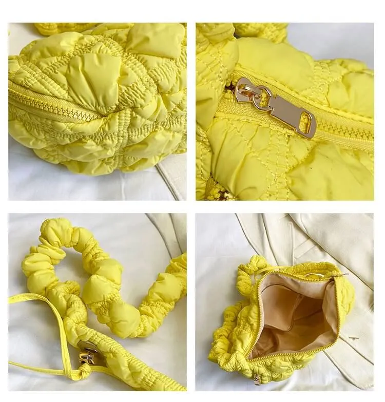 Adjustable Shoulder Strap Puffer Bag-Showtown