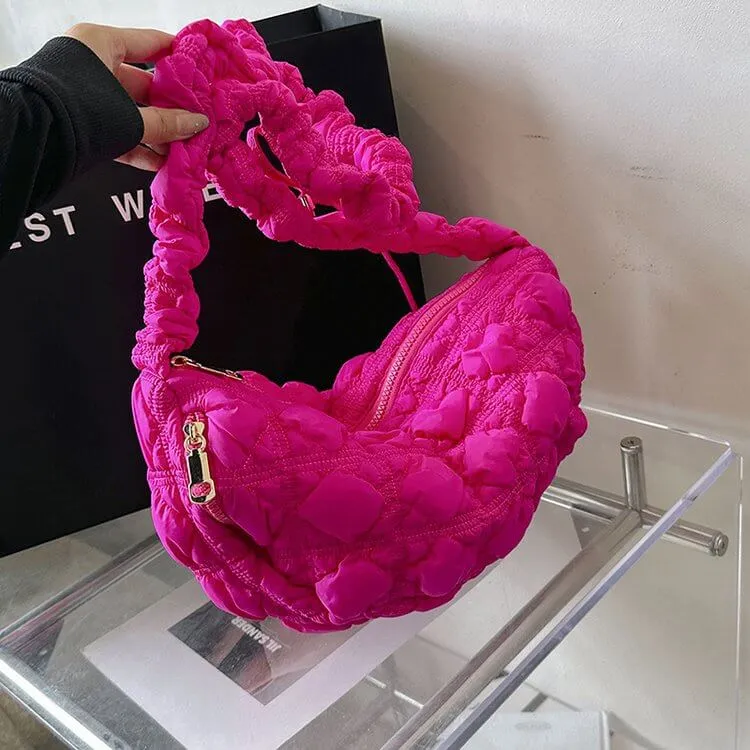 Adjustable Shoulder Strap Puffer Bag-Showtown