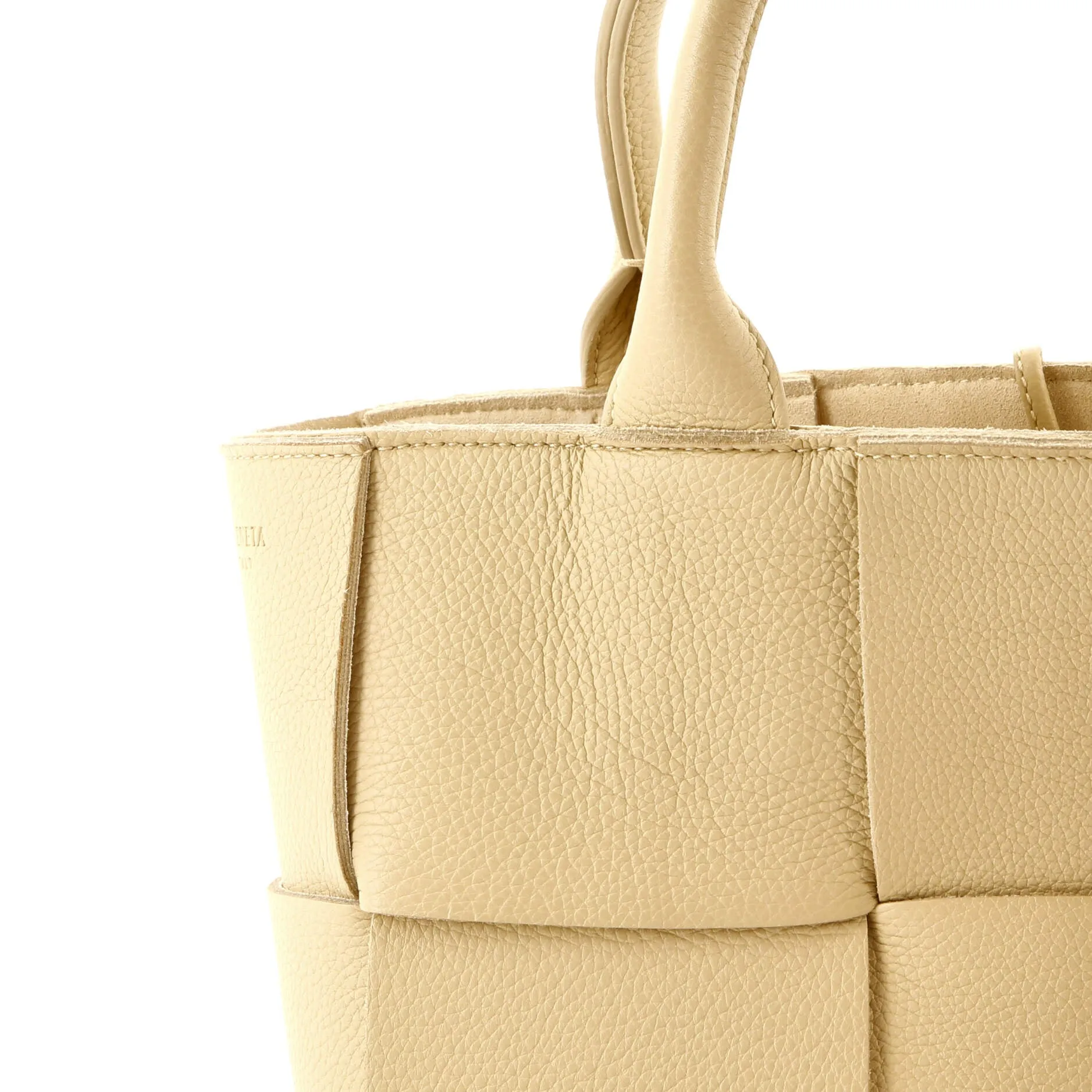 Arco Tote Maxi Intrecciato Leather Mini