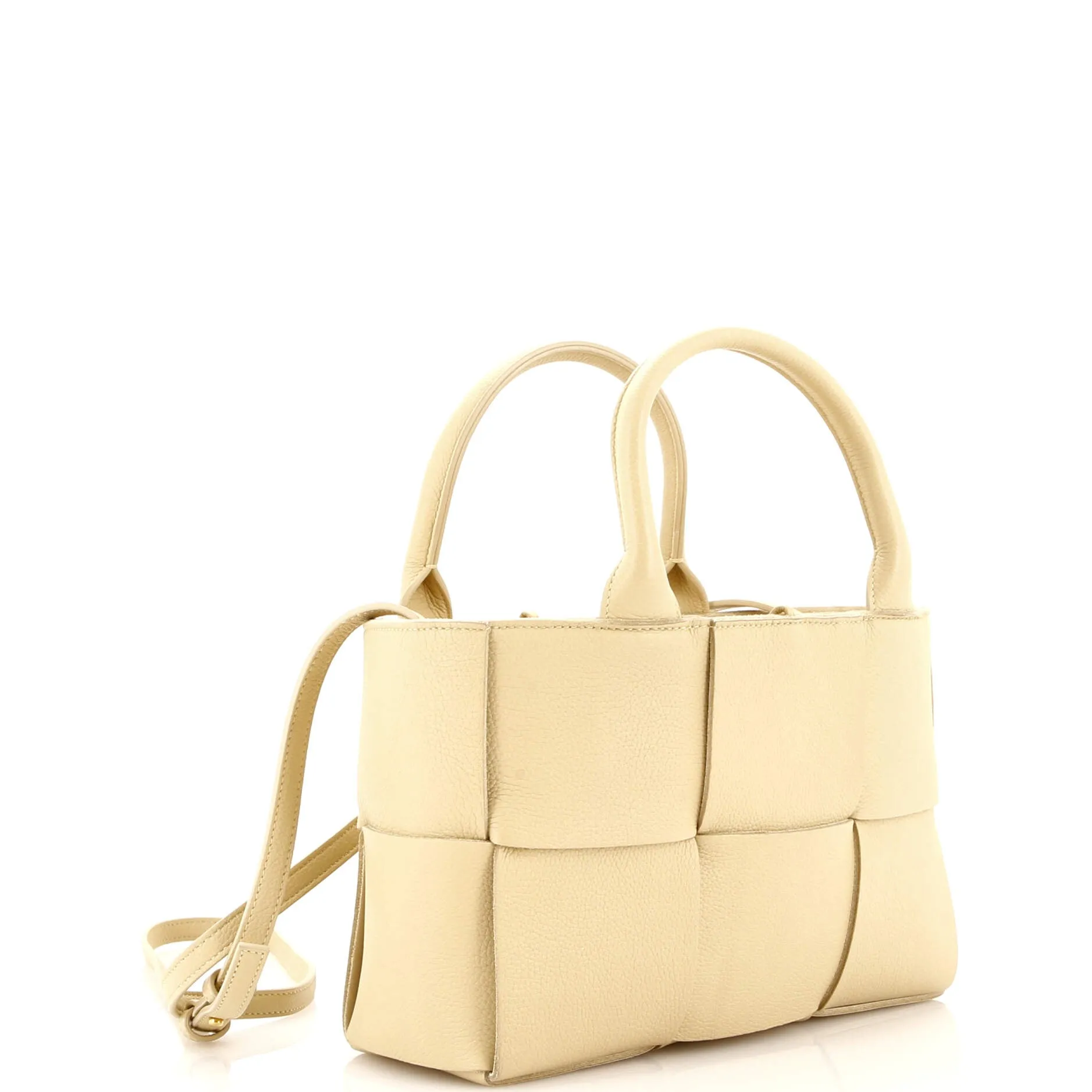 Arco Tote Maxi Intrecciato Leather Mini