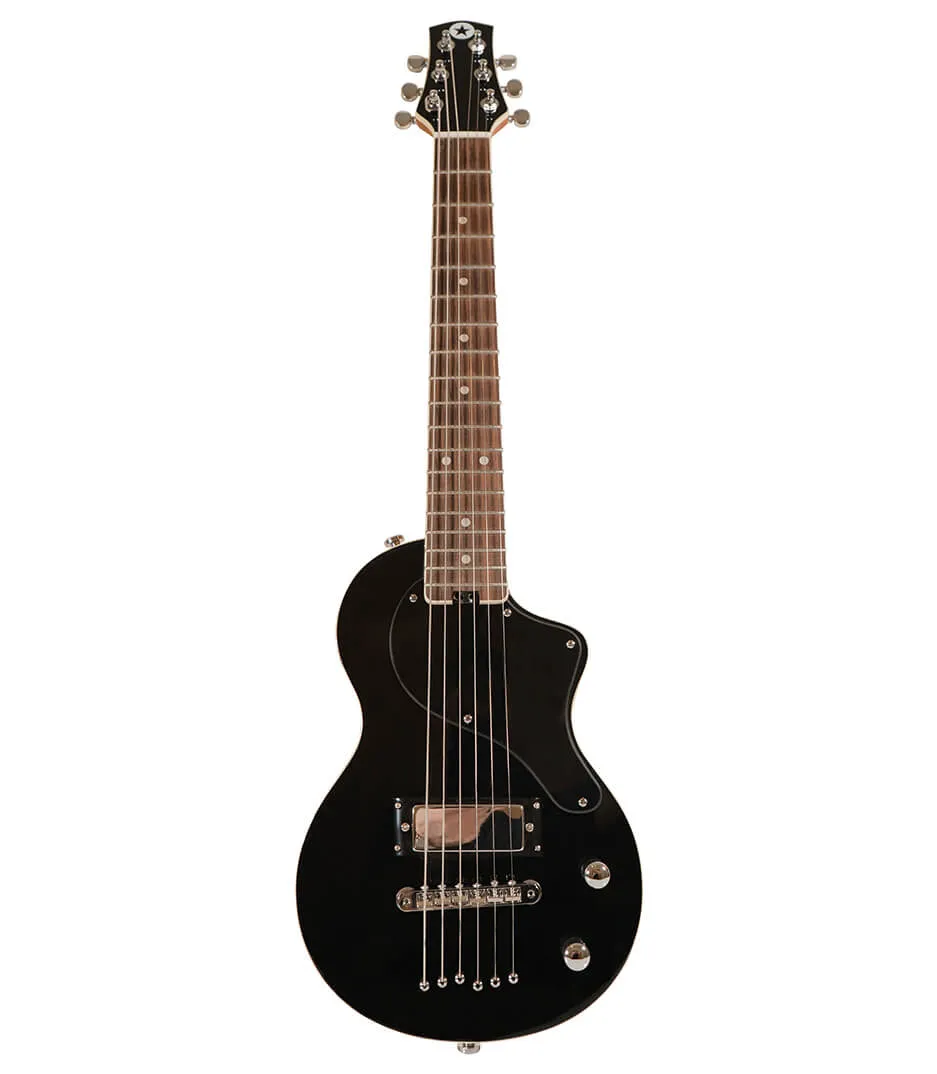Blackstar Carry-on Deluxe Travel Guitar Pack in Jet Black With Fly3 BT