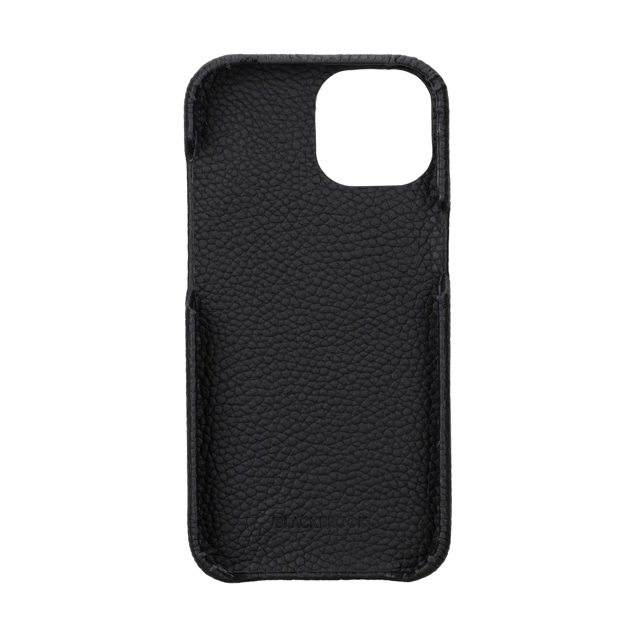 Burkley iPhone 15 Plus Wallet Case, Pebble Black