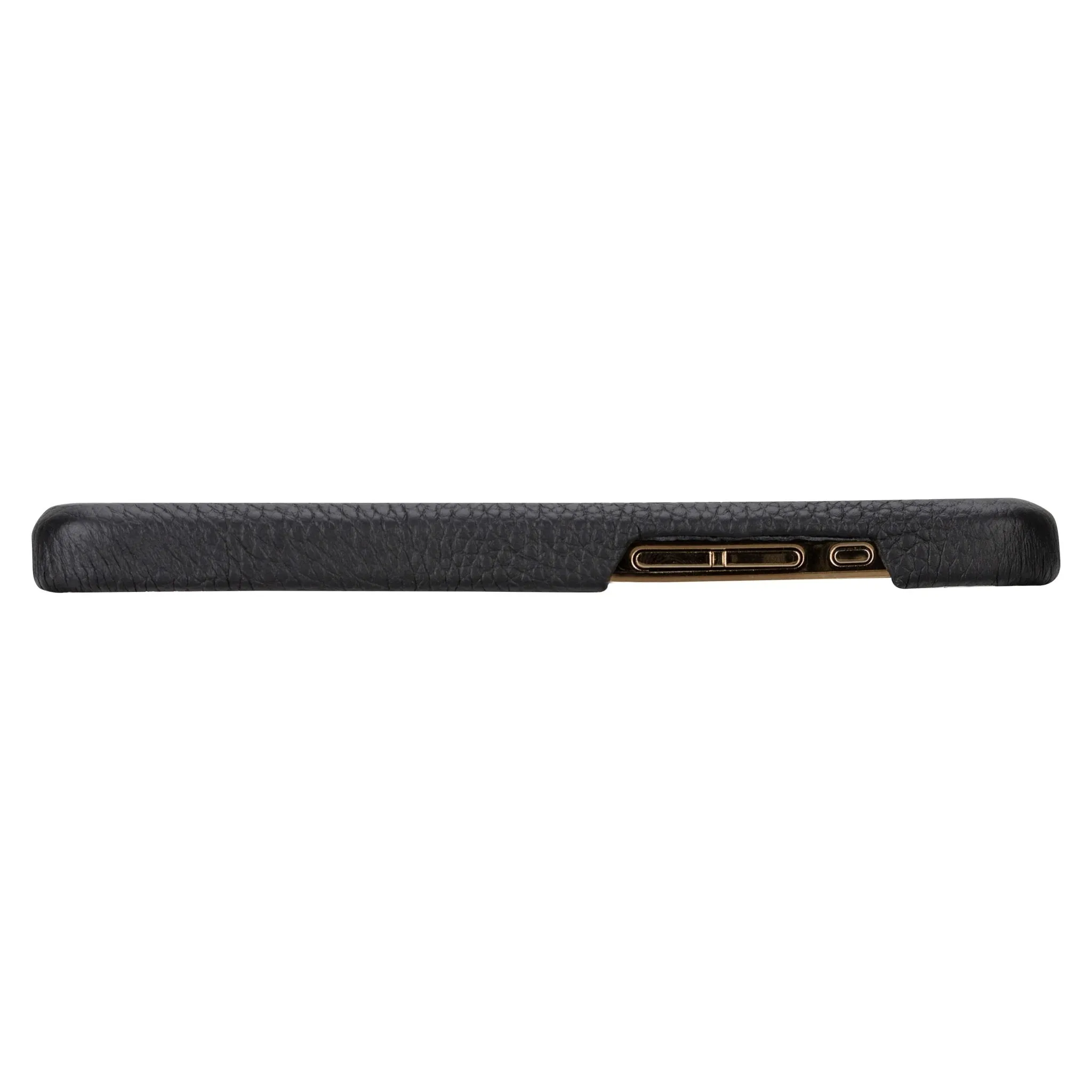 Burkley iPhone 16 Pro Max Wallet Case, Pebble Black