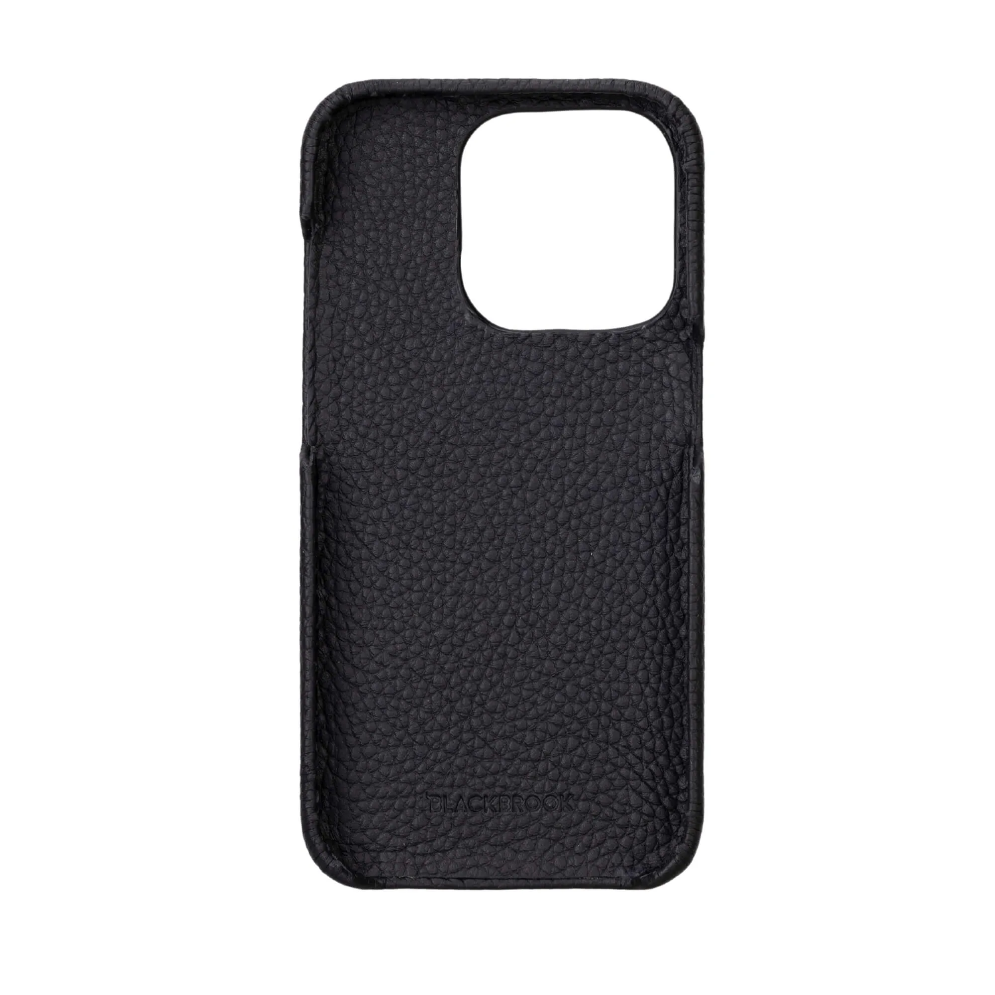 Burkley iPhone 16 Pro Max Wallet Case, Pebble Black