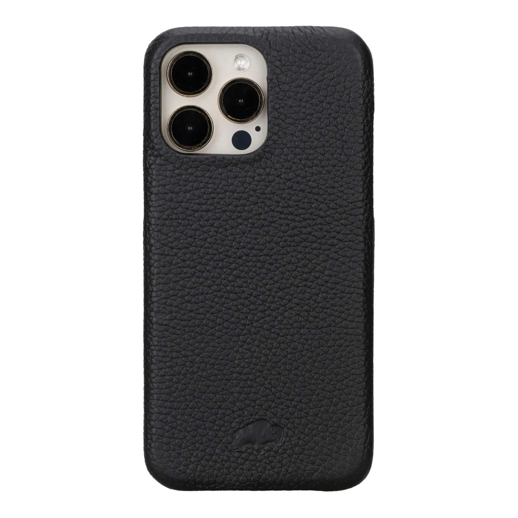 Burkley iPhone 16 Pro Max Wallet Case, Pebble Black