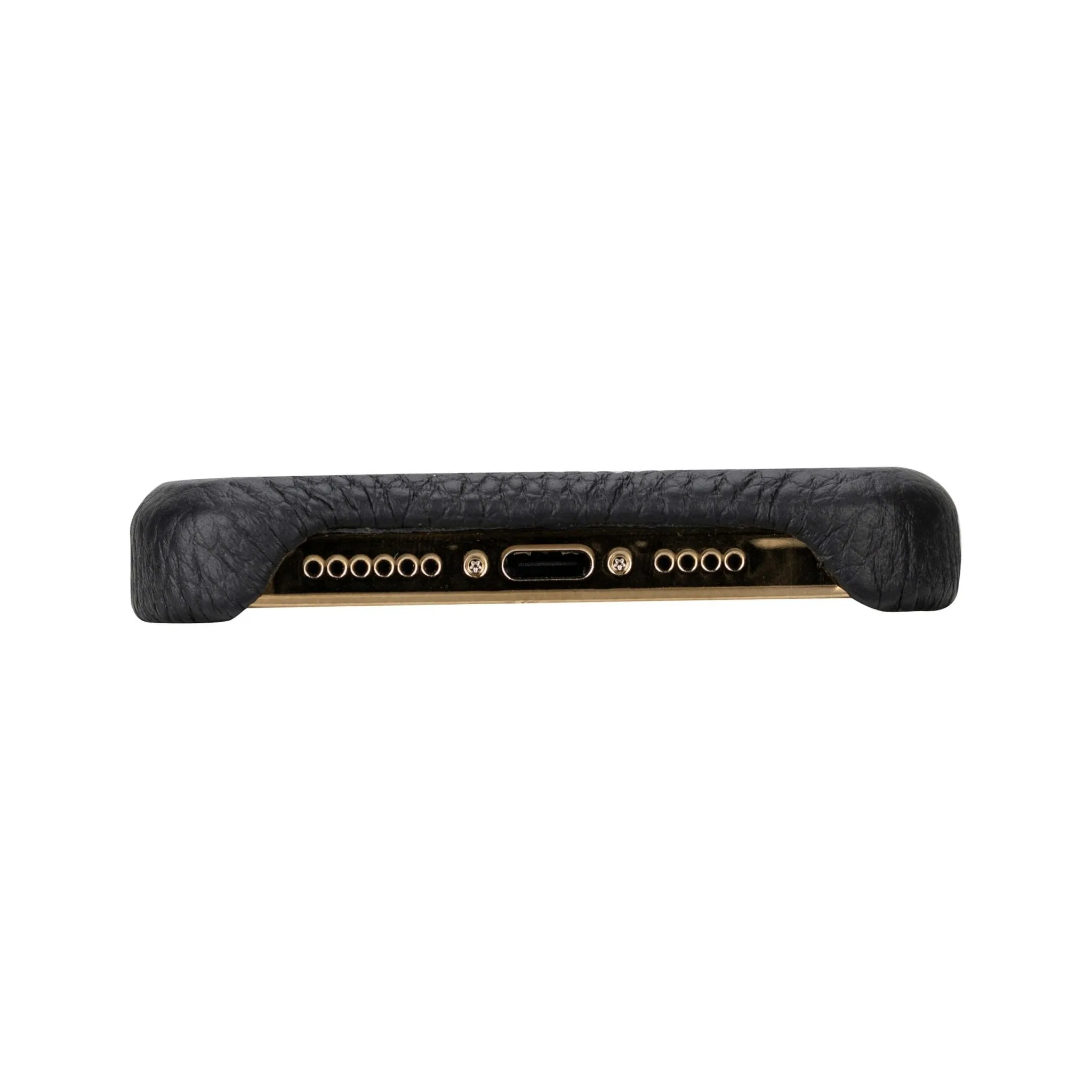 Burkley iPhone 16 Pro Max Wallet Case, Pebble Black