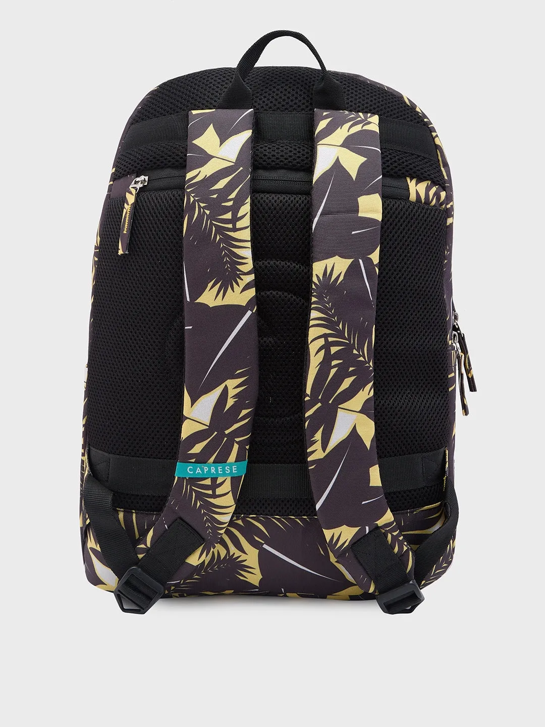 Caprese Eddy Laptop Backpack Medium Printed Black