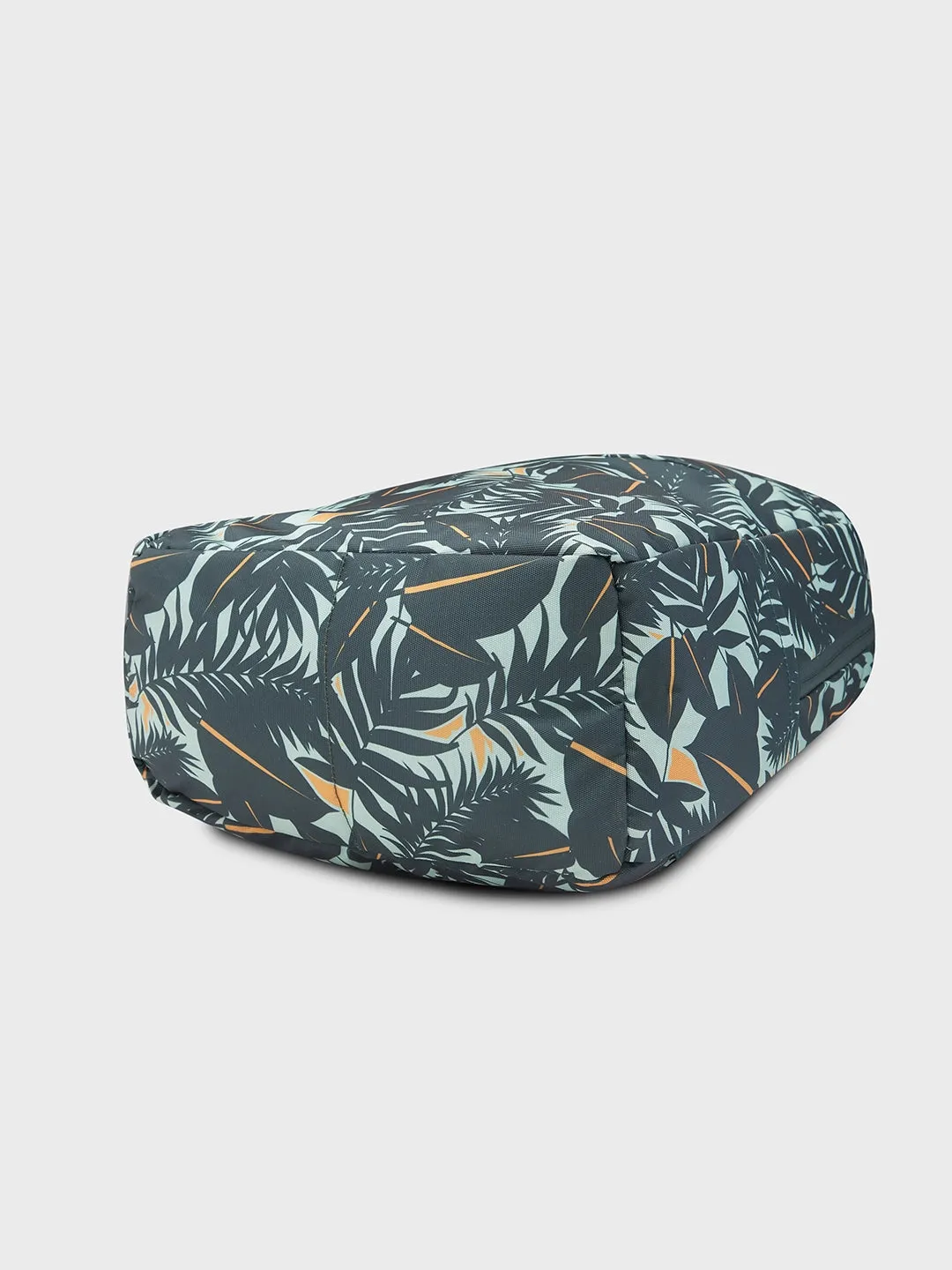 Caprese Eddy Laptop Backpack Medium Printed Green