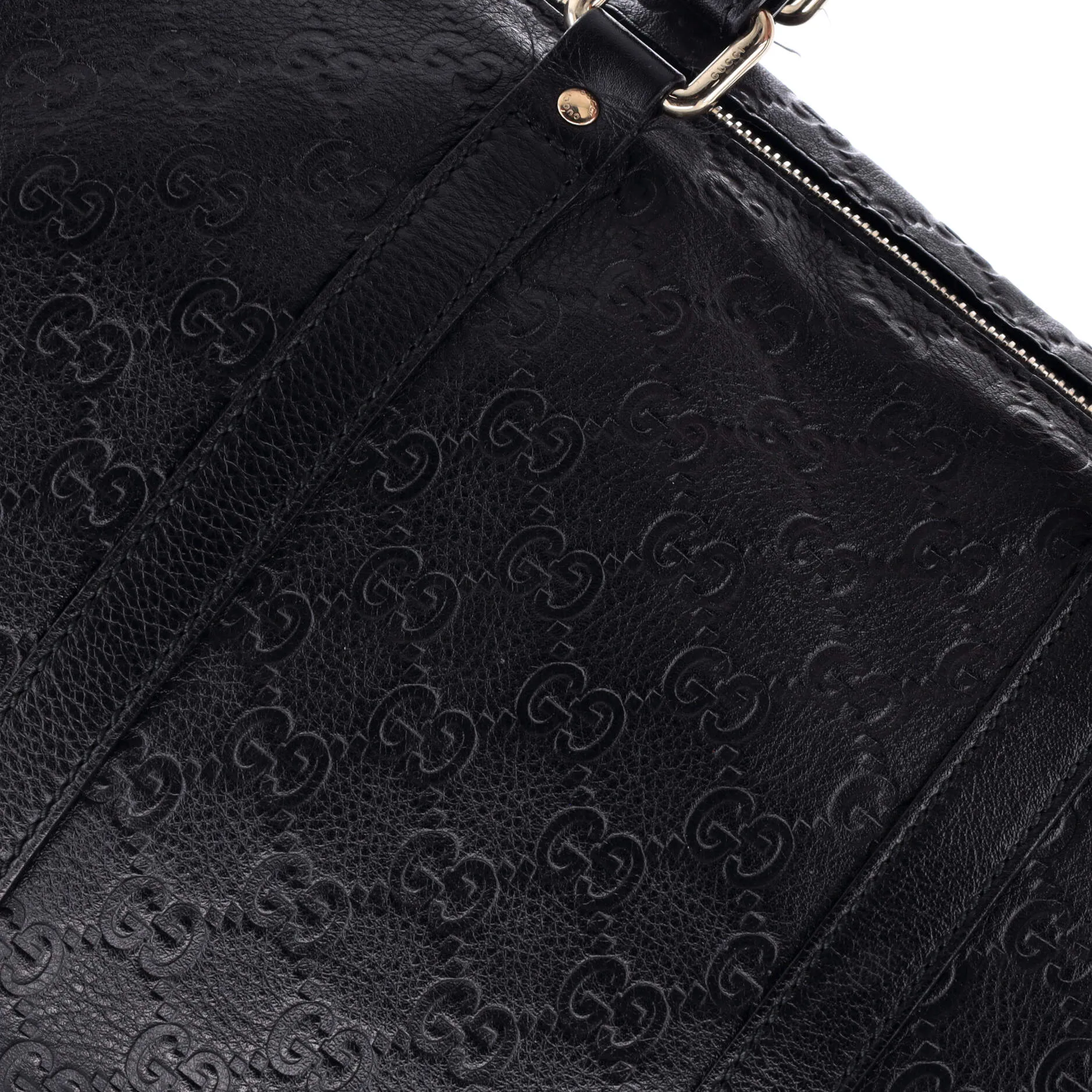 Carry On Convertible Duffle Bag Guccissima Leather Small