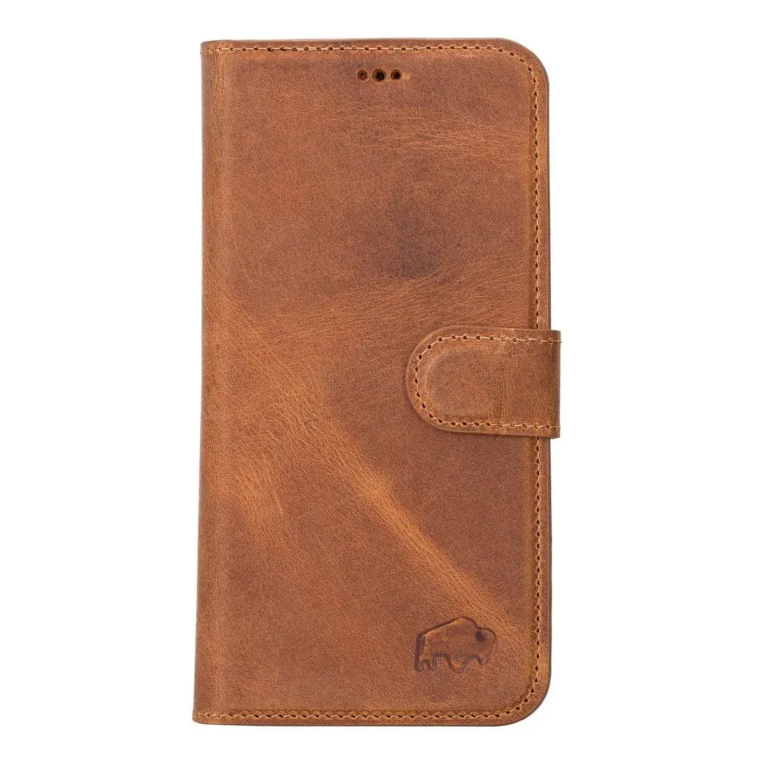 Carter iPhone 16 Pro Max Wallet Case, Golden Brown