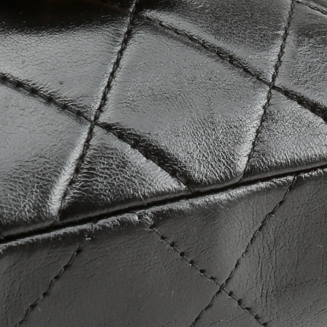 CHANEL Classic Vintage Lambskin Mini Square Flap Bag - Black OUTLET FINAL SALE