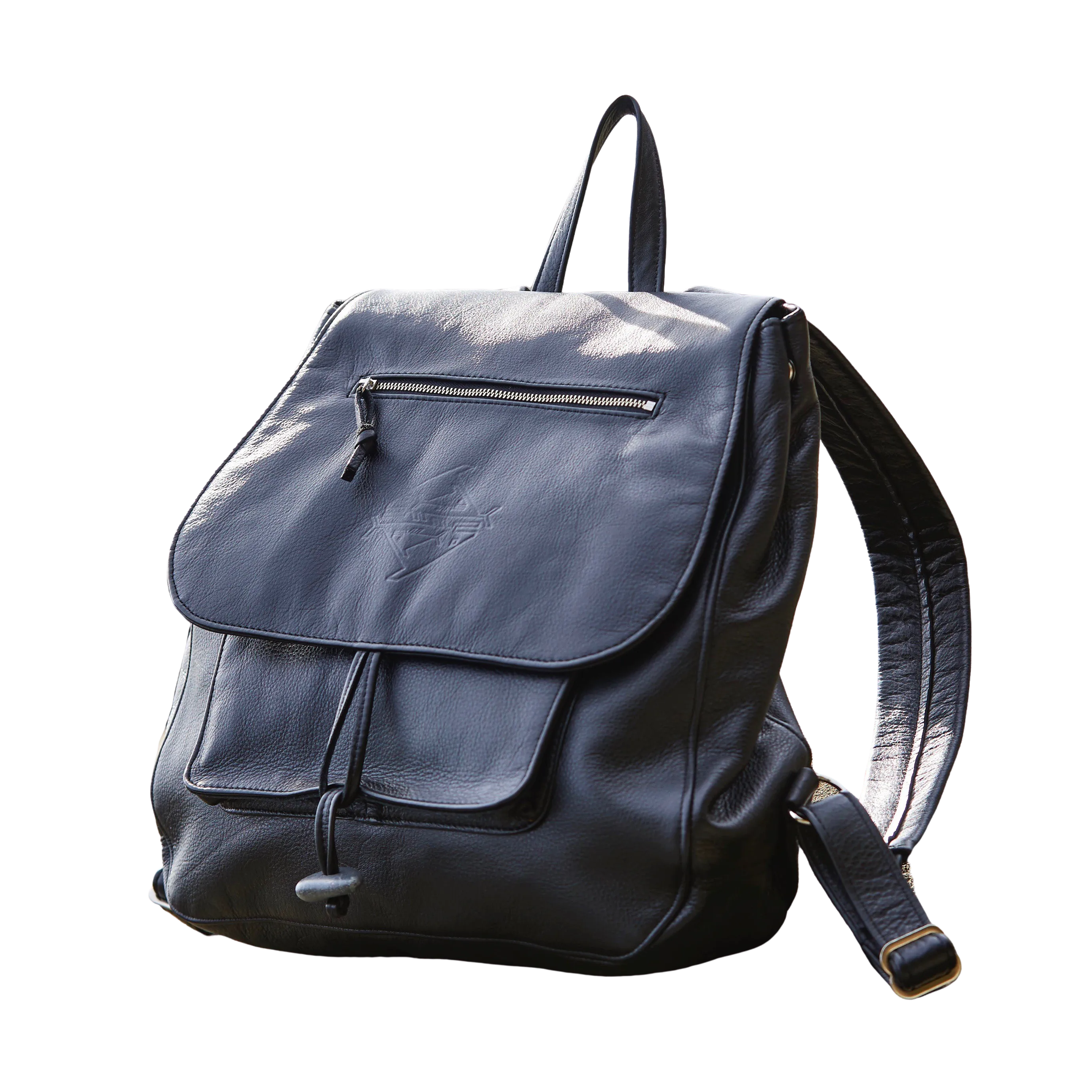 Classic Large Backpack - Reinforced Genuine Leather Backpack