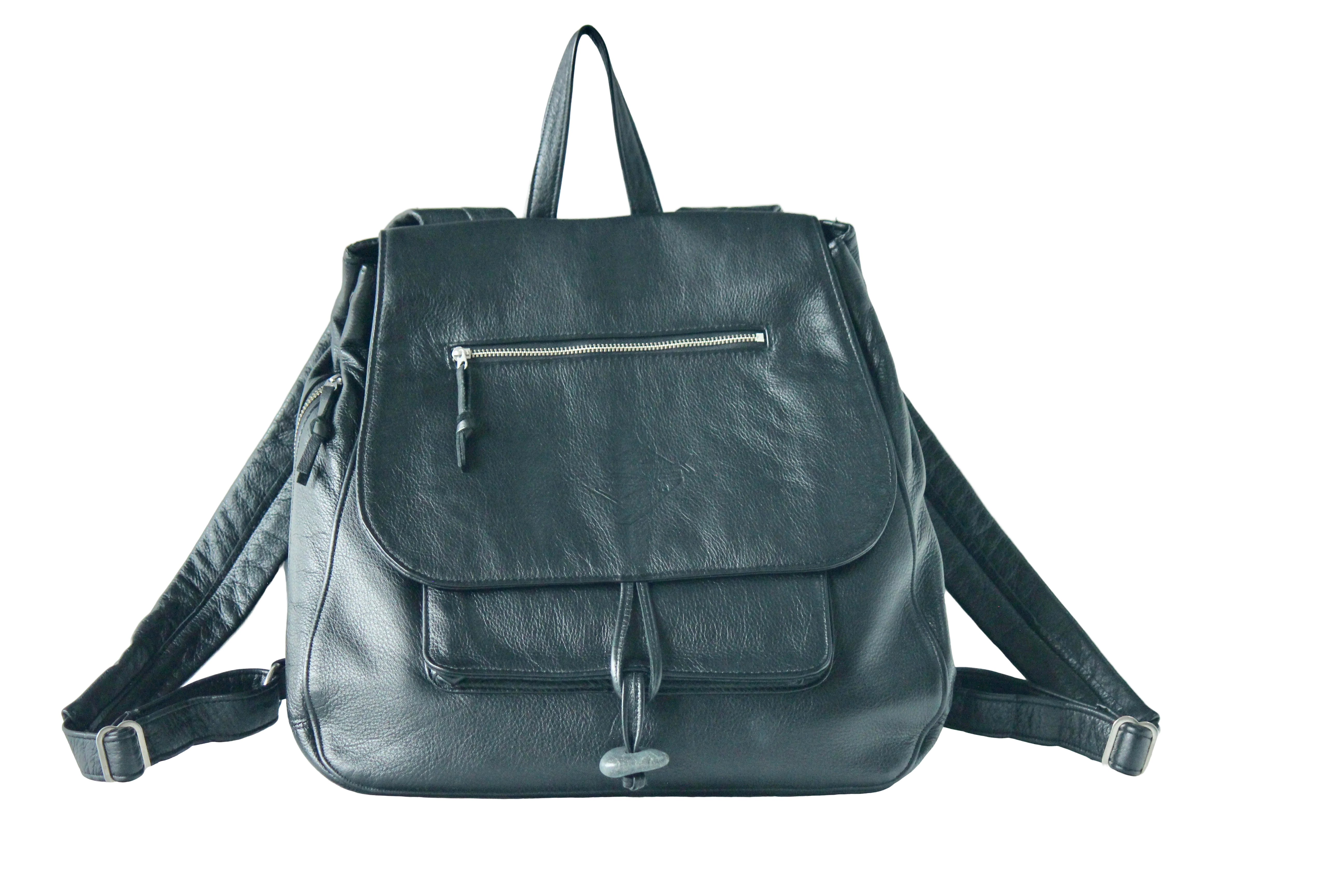 Classic Large Backpack - Reinforced Genuine Leather Backpack