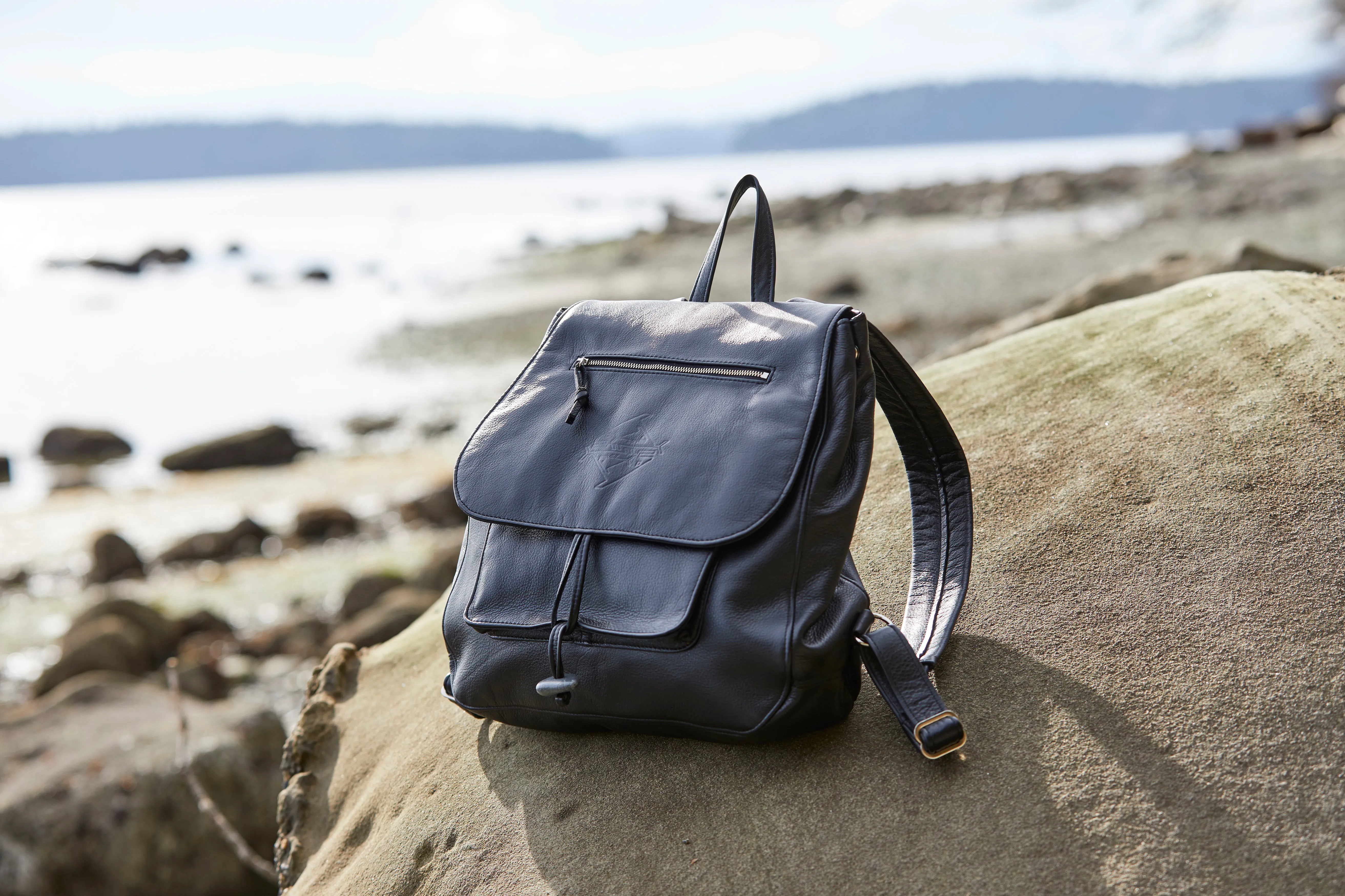Classic Large Backpack - Reinforced Genuine Leather Backpack