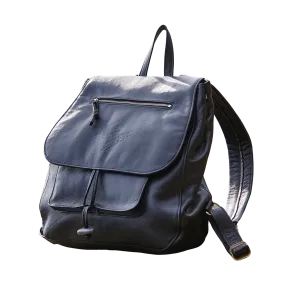 Classic Large Backpack - Reinforced Genuine Leather Backpack