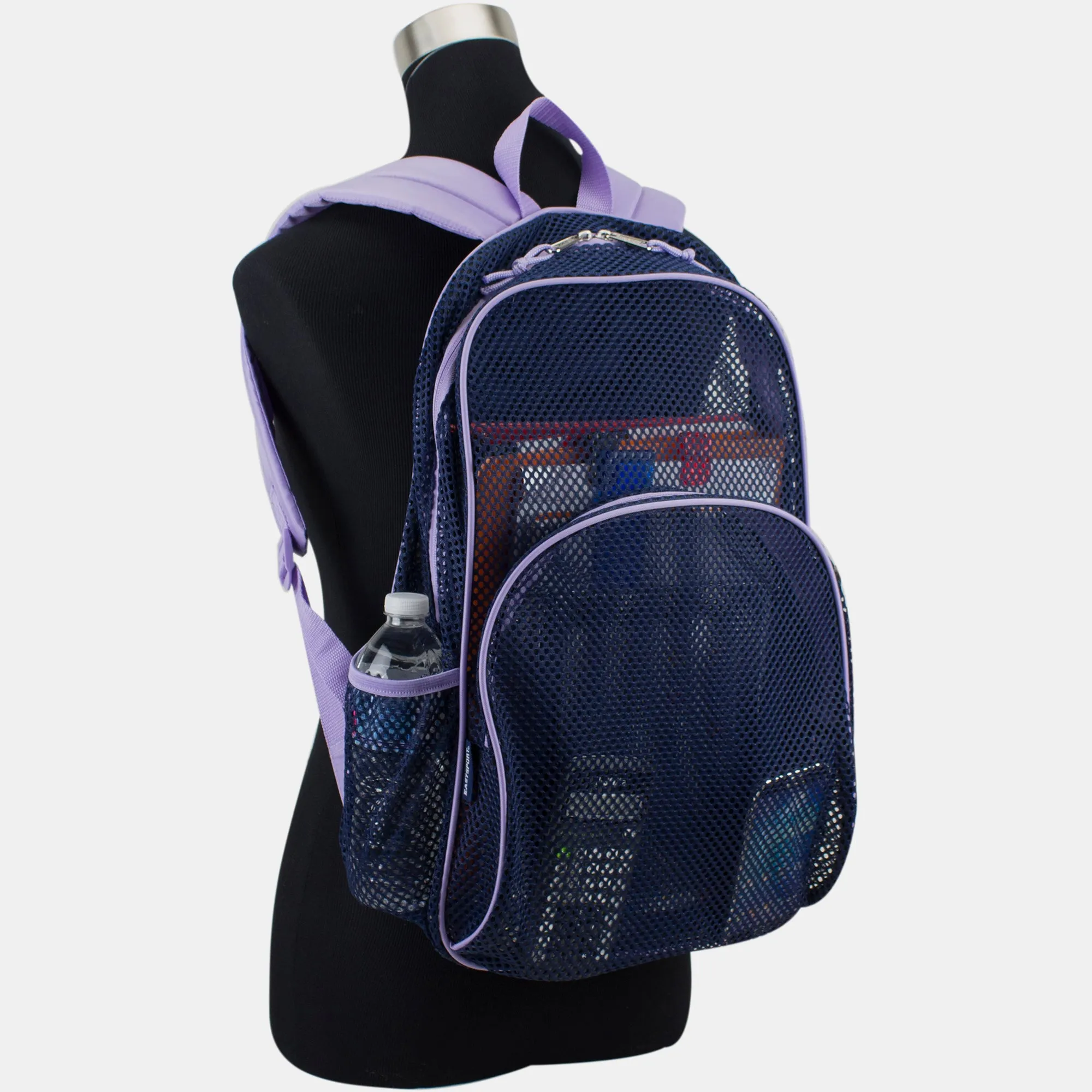 Classic Mesh Backpack with Padded Shoulder Straps