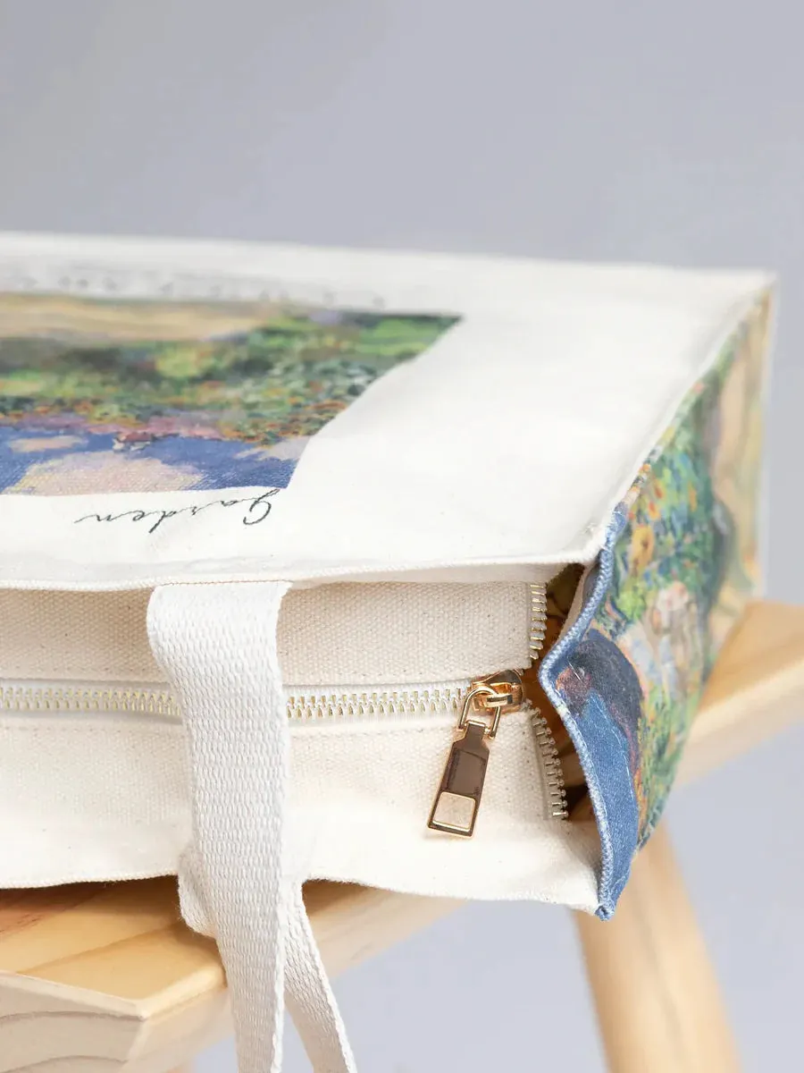 Claude Monet Garden - Tote Bag