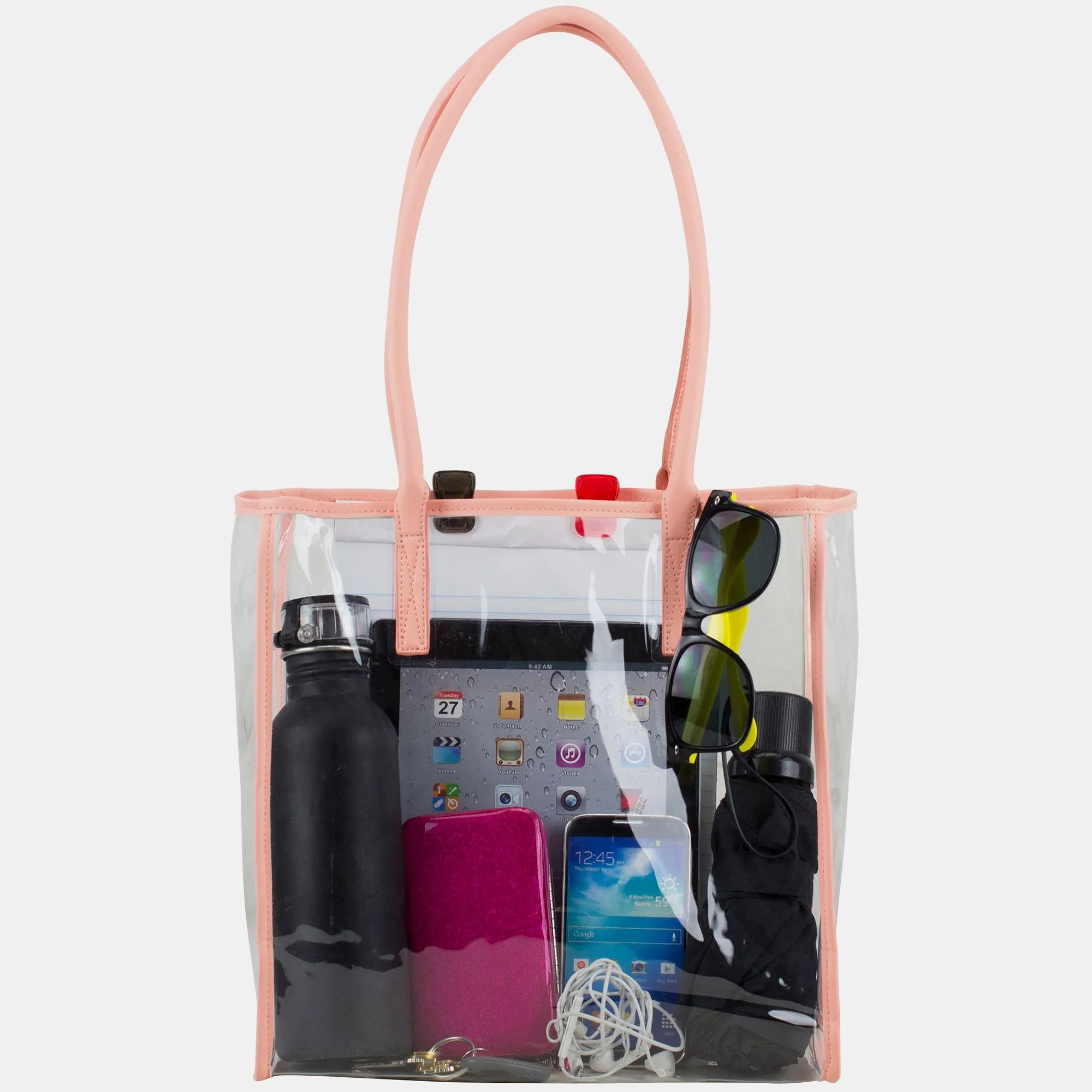 Clear All Purpose Security Large Tote Bag