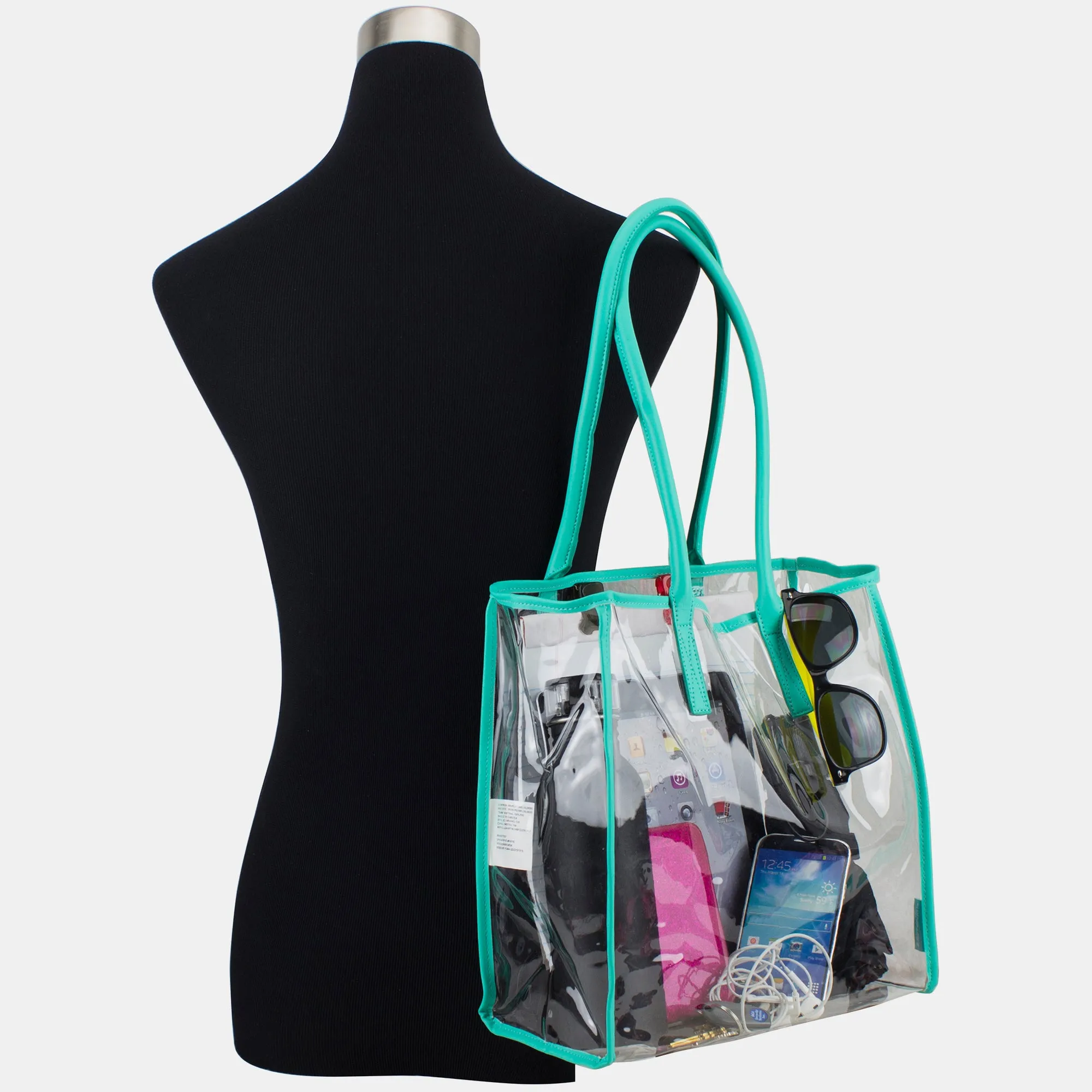 Clear All Purpose Security Large Tote Bag