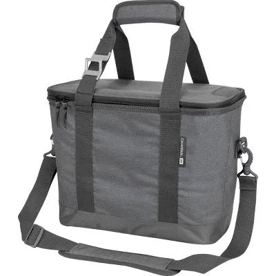 CleverMade Eco Soft Sided Cooler Bag Soft Side Collapsible Insulated 21 QT, Gray