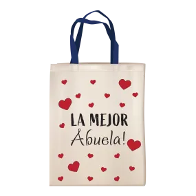 Cloth Tote Bag With "Abuela Is The Greatest"