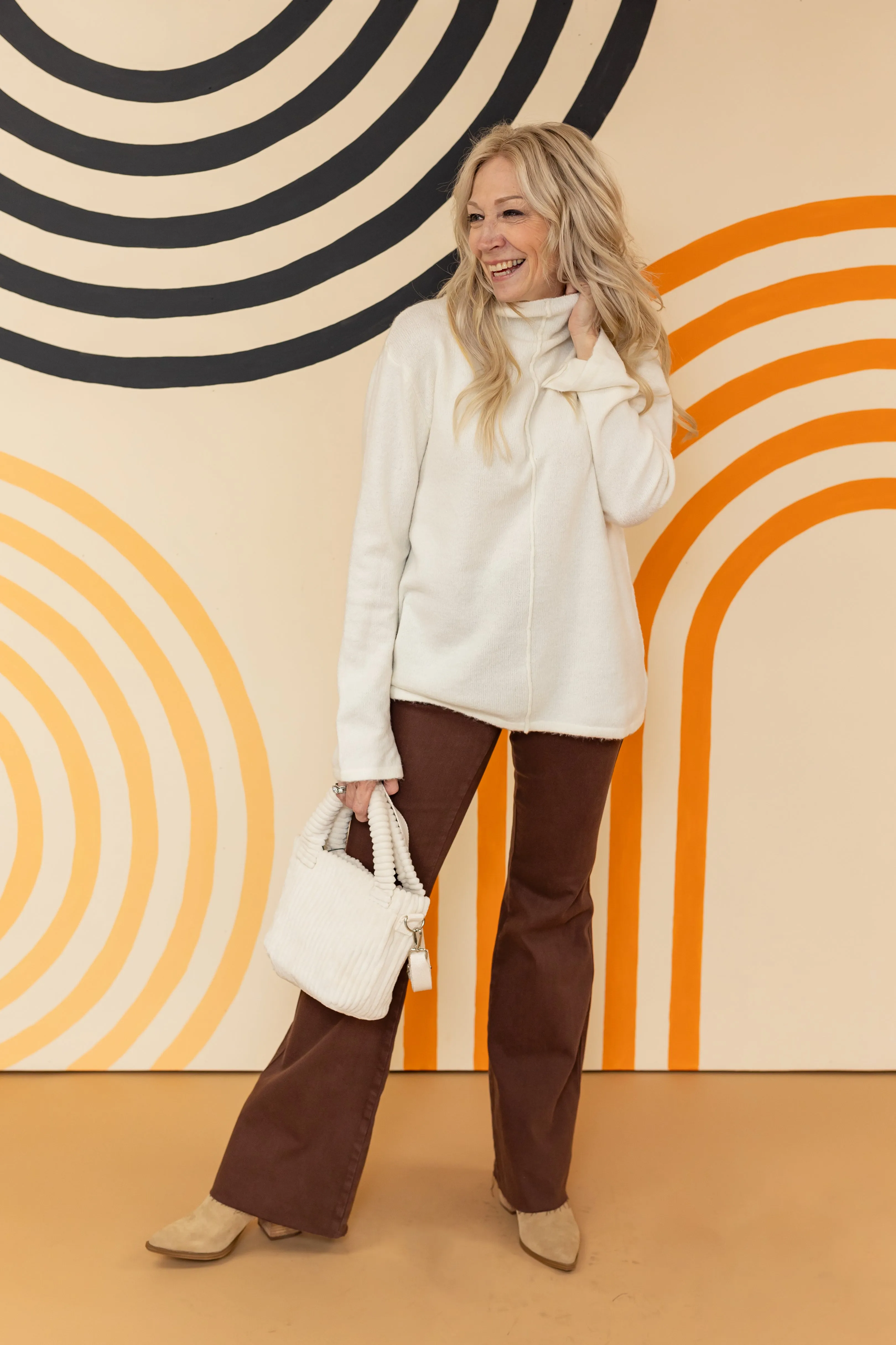 Corduroy Mini Crossbody Handbag