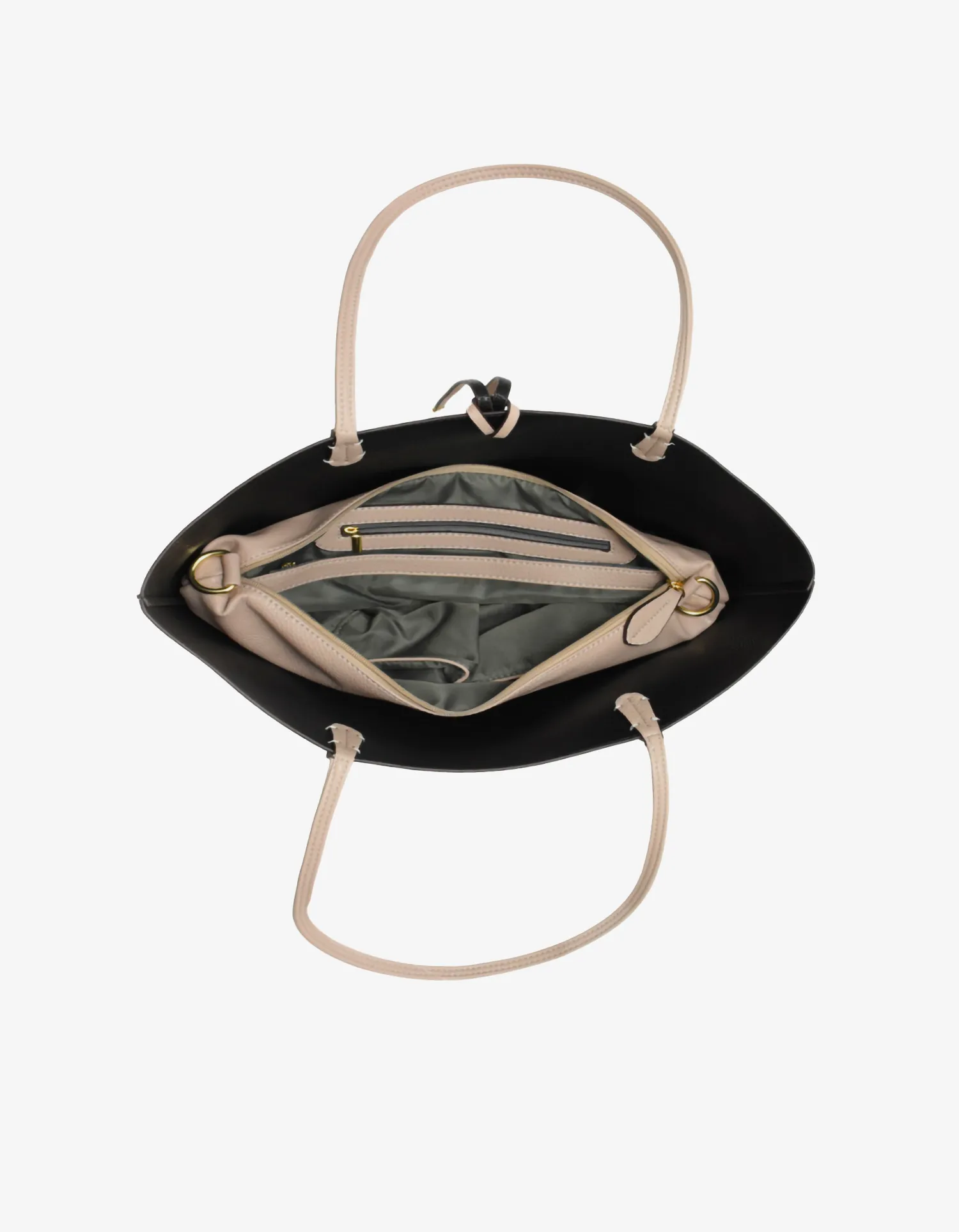 DEPARTURE TOTE STONE/BLACK