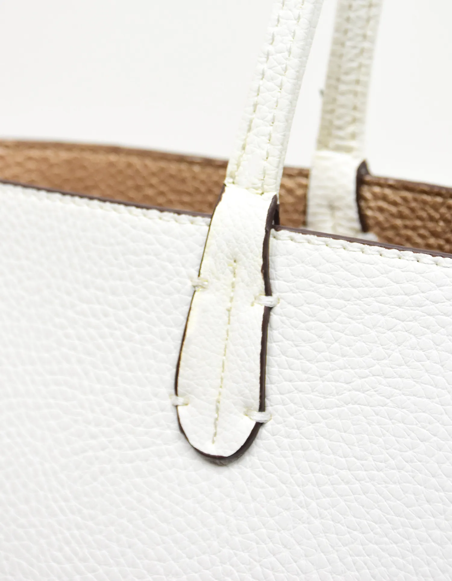 DEPARTURE TOTE WHITE/GOLD
