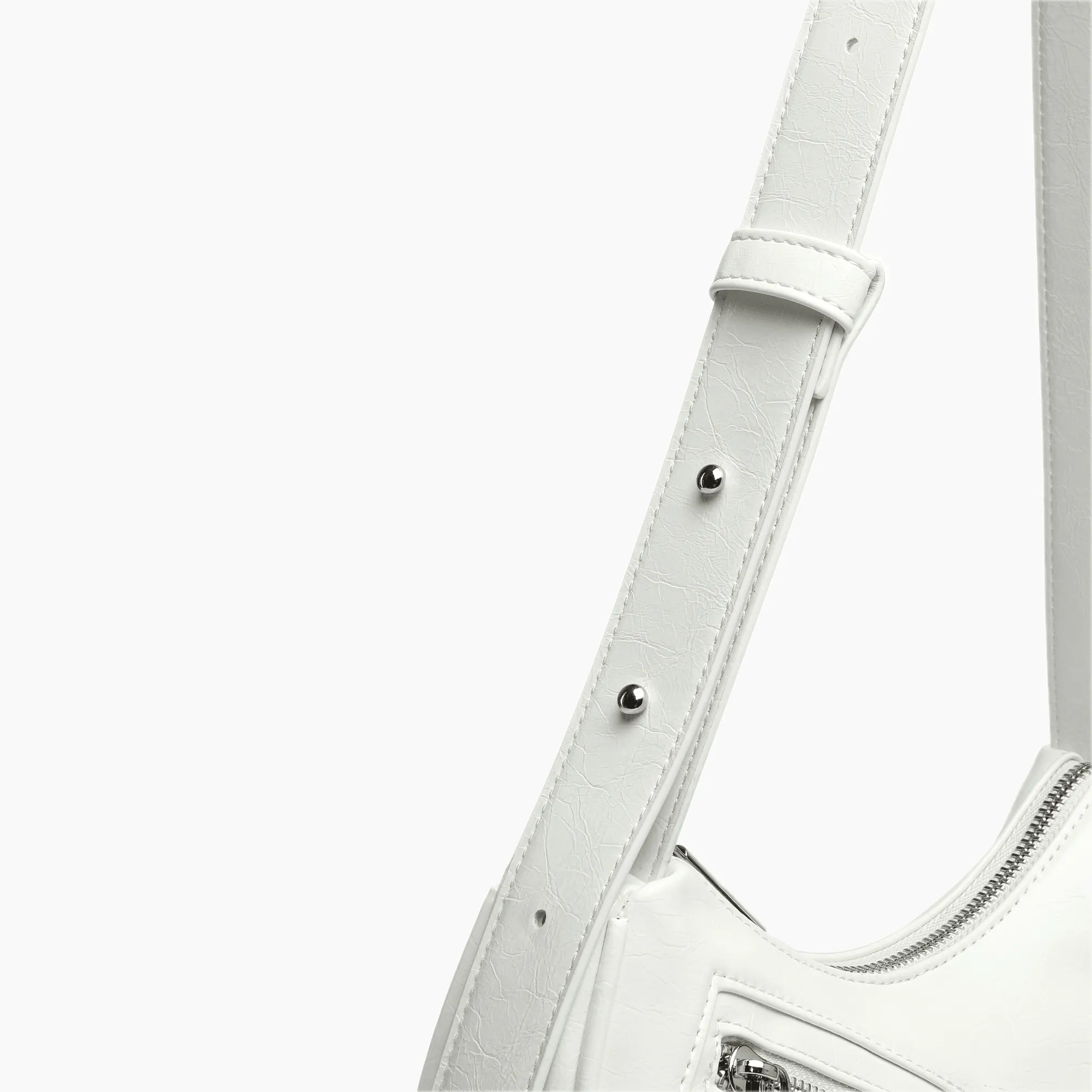 Dolce Crackled Vegan Leather Shoulder Bag