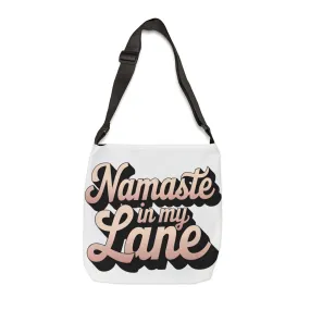 DUO MODERN – “Namaste in My Lane” Adjustable Tote Bag