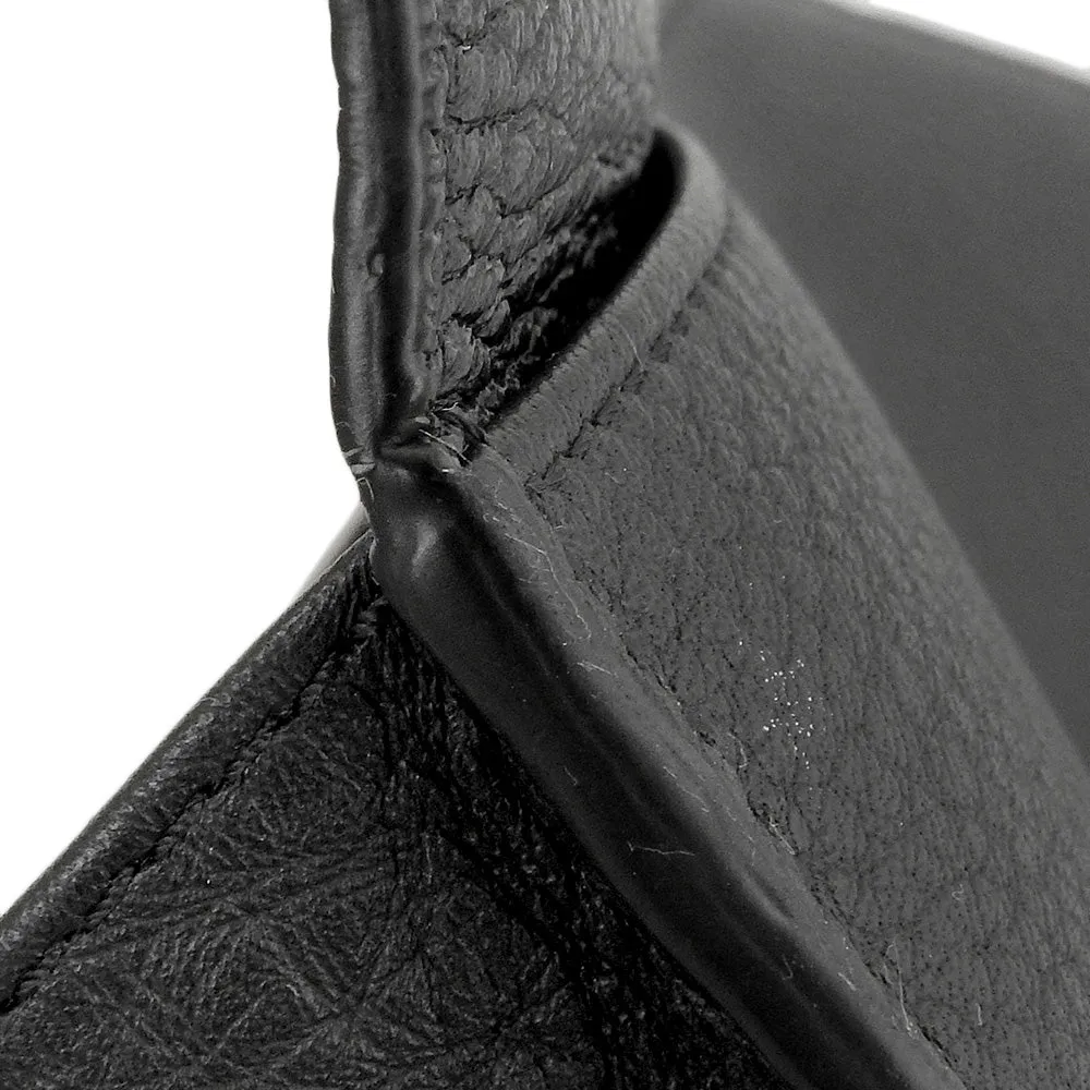 Fendi Leather Bifold Long Wallet Black