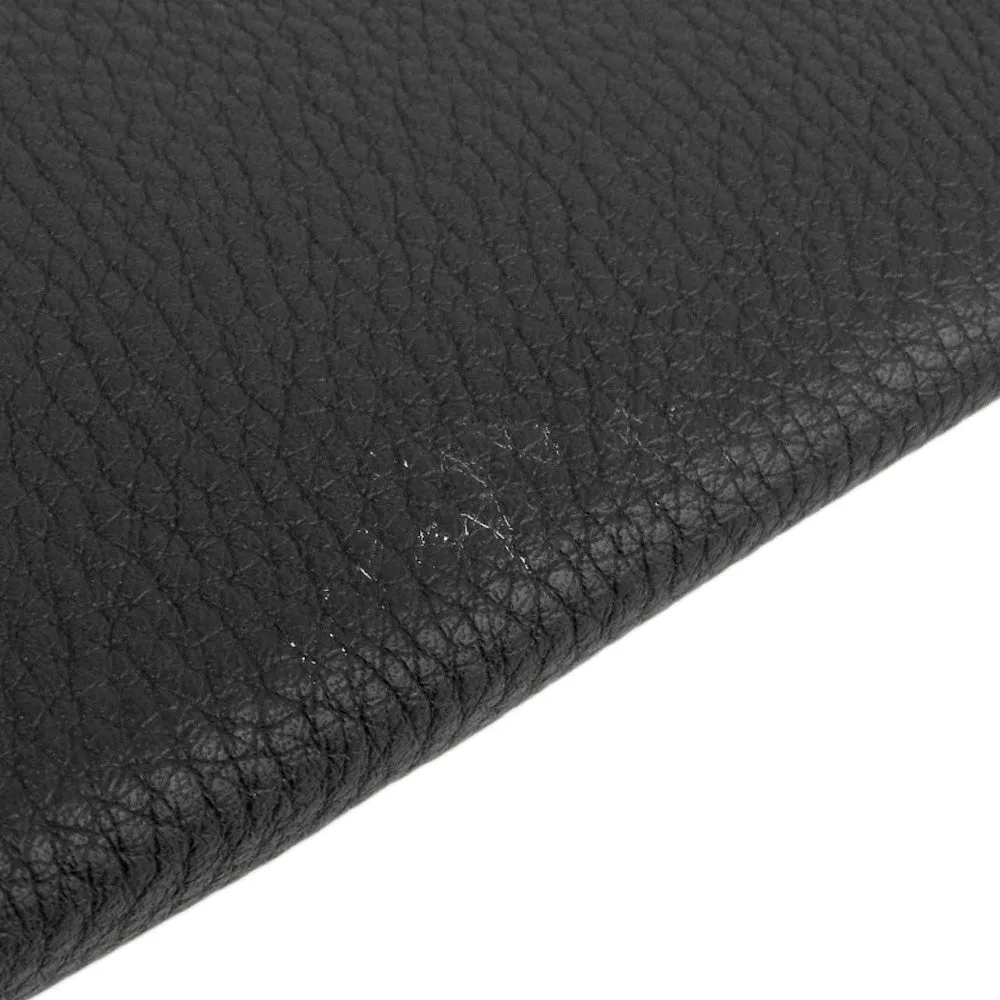 Fendi Leather Bifold Long Wallet Black