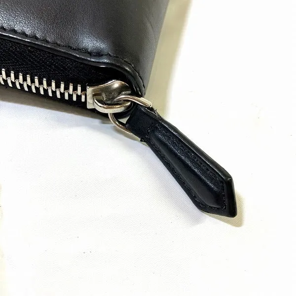 Fendi Leather Zip-Around Long Wallet