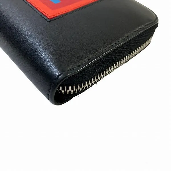 Fendi Leather Zip-Around Long Wallet