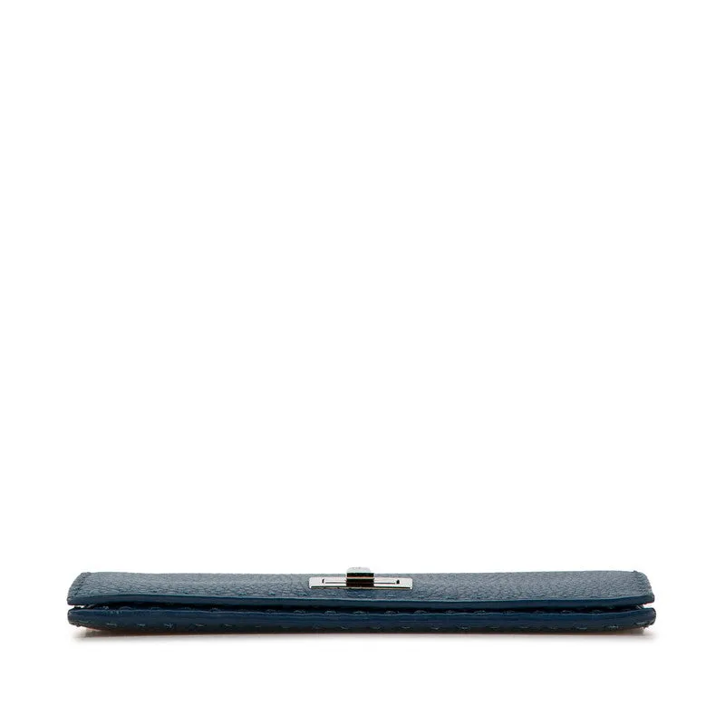 Fendi Peekaboo Selleria Leather Long Wallet