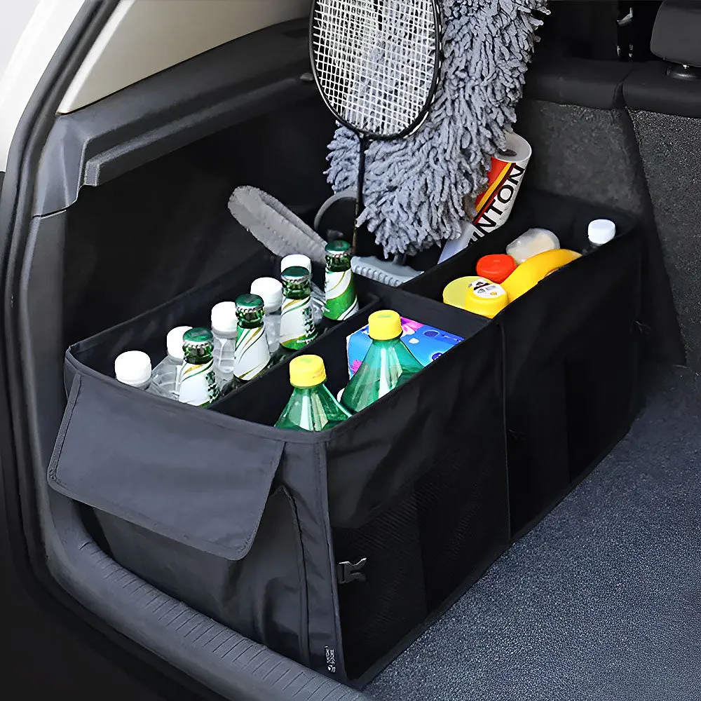 Folding Car Rear Trunk Storage Bag Travel Organizer Big Capacity Box