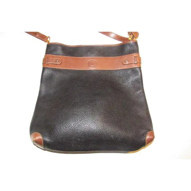 Gucci Vintage Black Pebbled Leather Tote