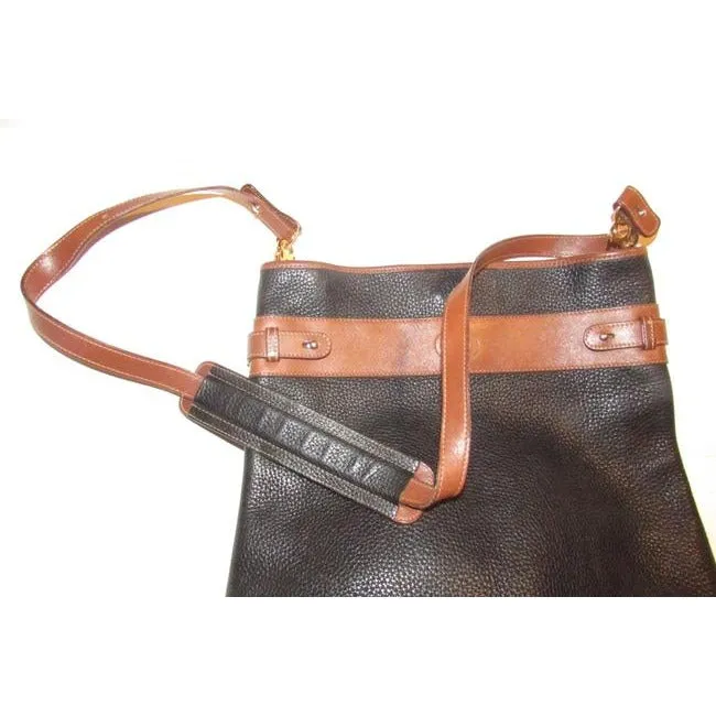 Gucci Vintage Black Pebbled Leather Tote
