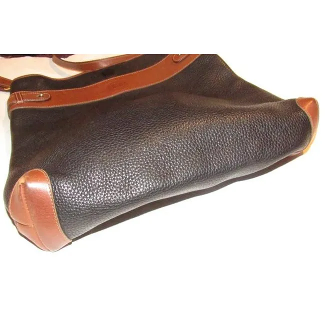 Gucci Vintage Black Pebbled Leather Tote