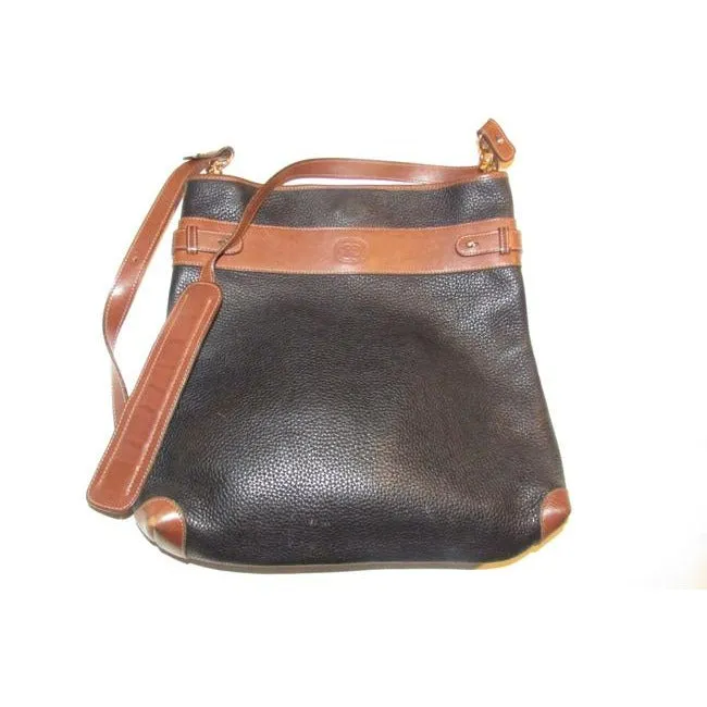 Gucci Vintage Black Pebbled Leather Tote